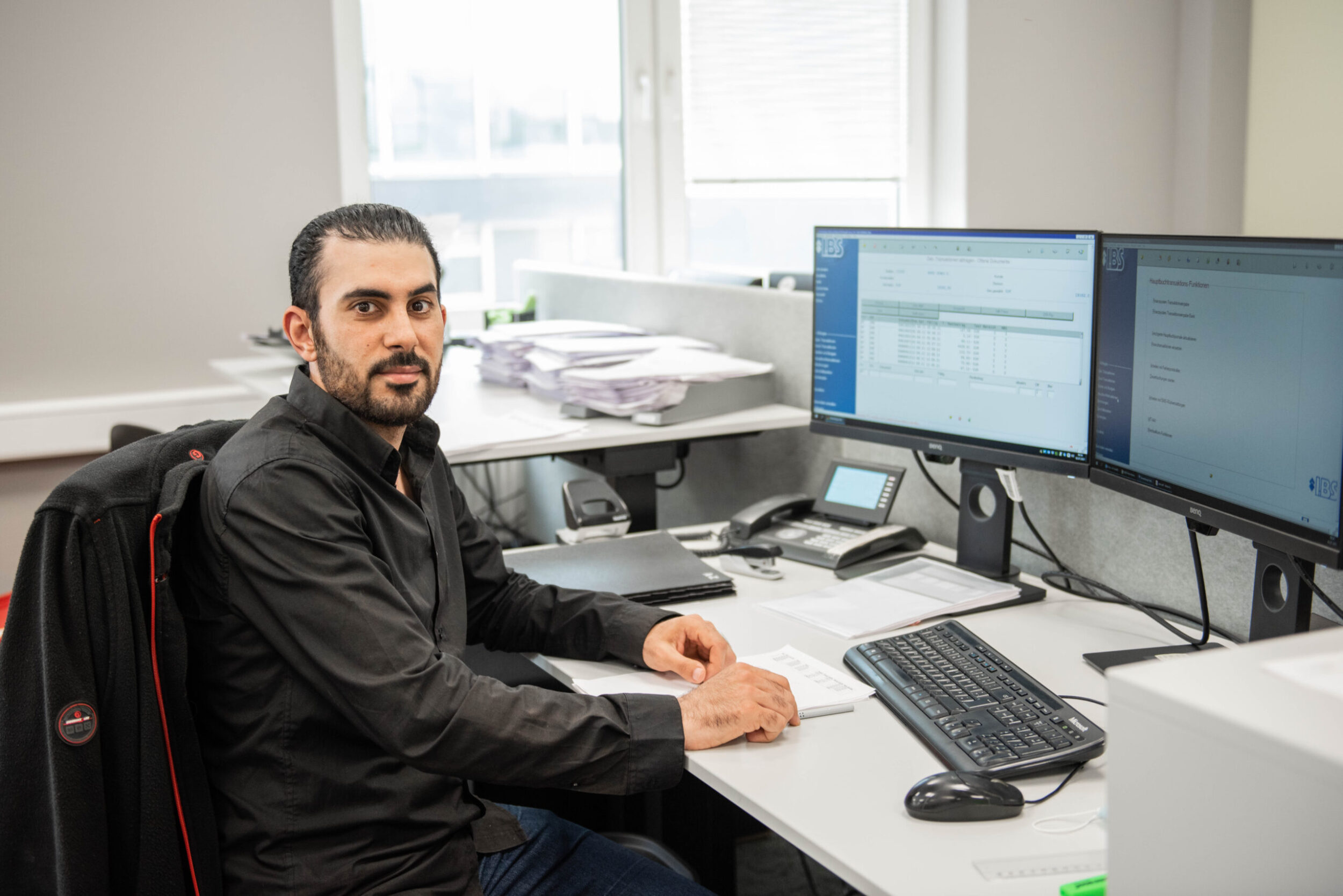 Aus der Logistik in die Buchhaltung