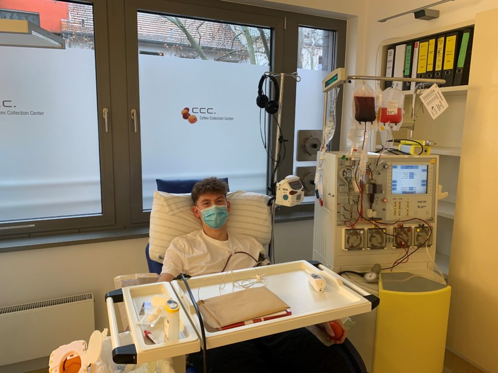 Blutkrebs besiegen - Merten spendet für die DKMS